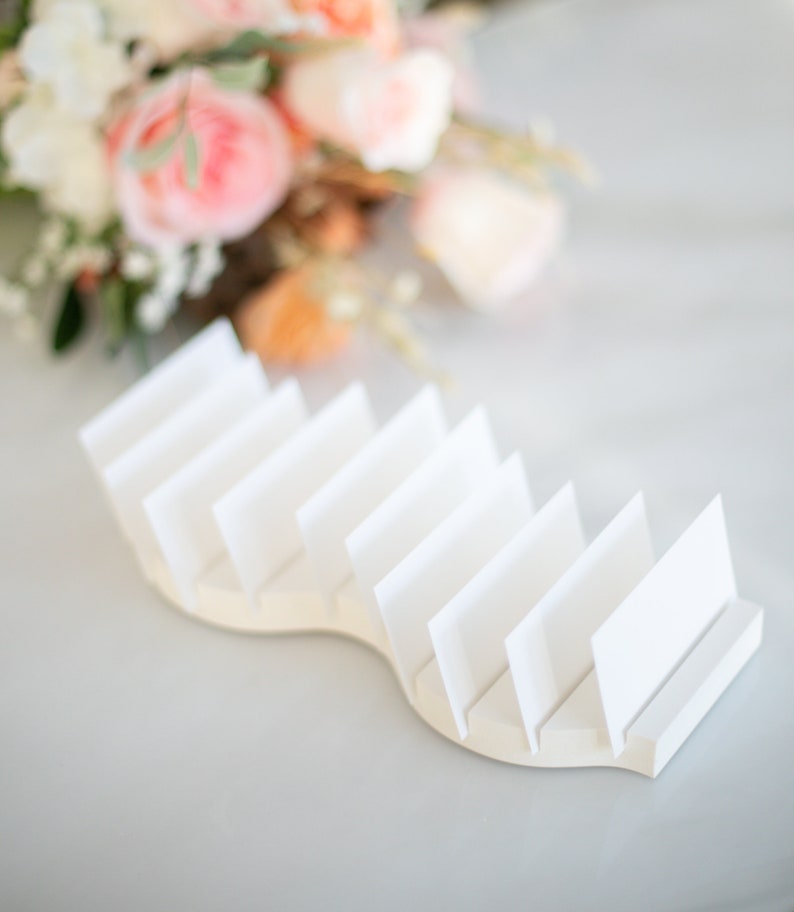 Placecard Holder for Wedding or Party, Stands for Place Cards Place Cards Display for Seating Cards Display Stands PWH223 image 3