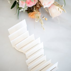 Placecard Holder for Wedding or Party, Stands for Place Cards Place Cards Display for Seating Cards Display Stands PWH223 image 5