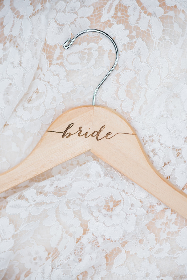 Bridesmaid Hangers Dress Hangers Bridal Party Gifts Wooden Etsy UK