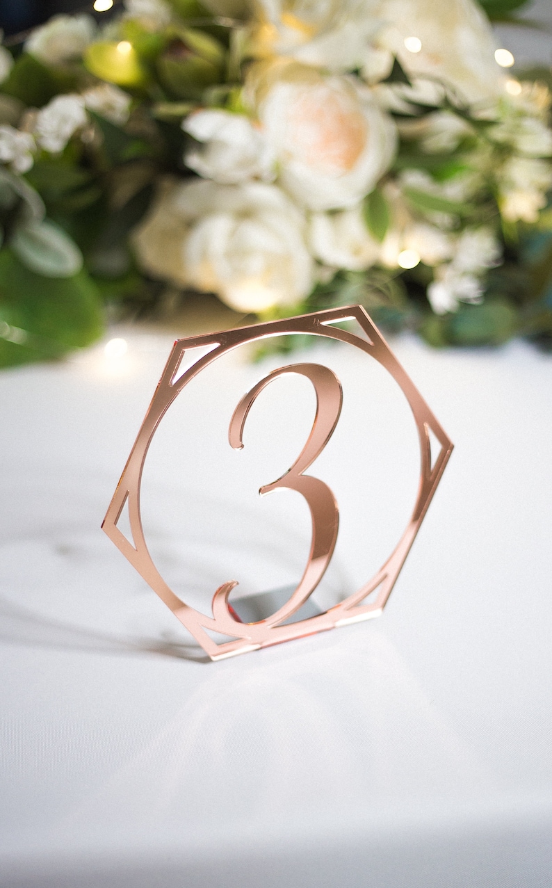 Wedding Fairytale Wedding Table Numbers Mirror Table Numbers Etsy