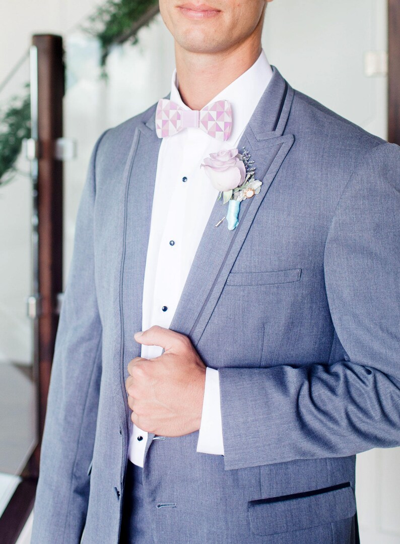 Unique Bowtie for Groom Wedding Tie Bow Tie for Suit Groom & Etsy