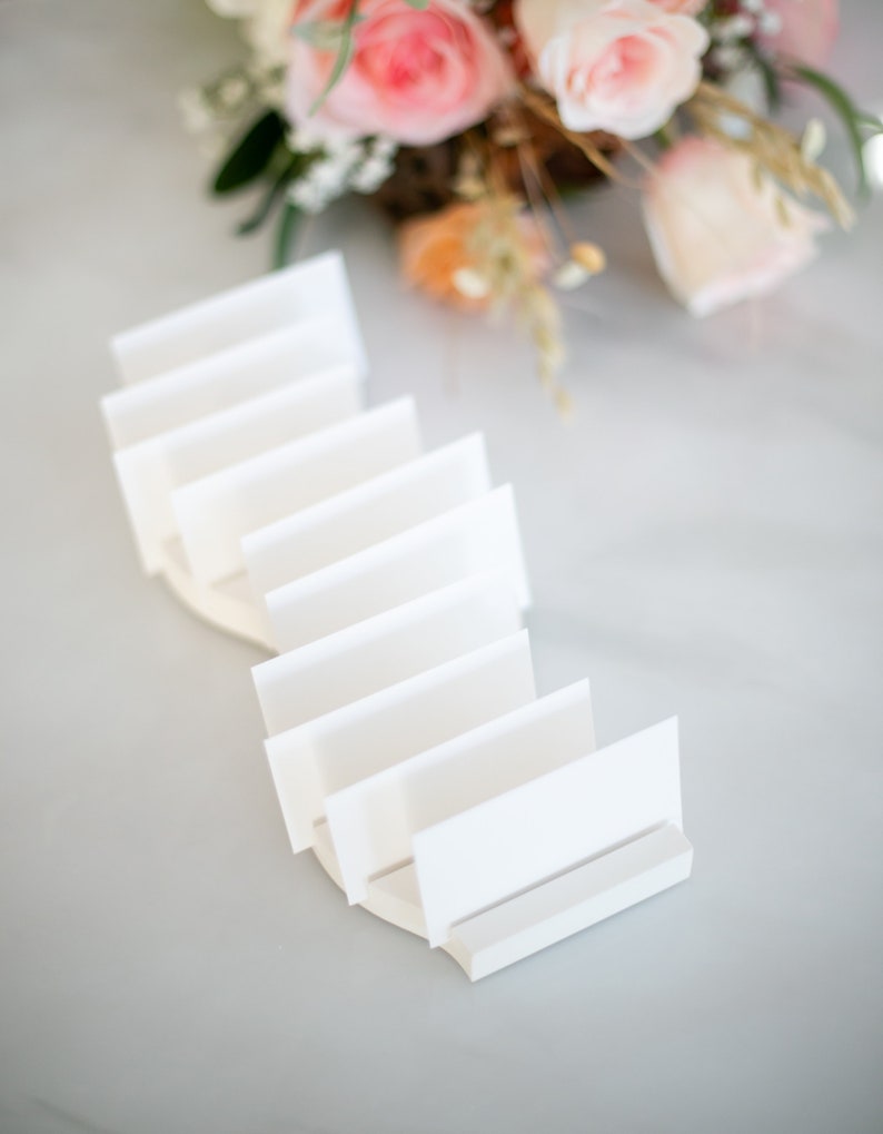 Placecard Holder for Wedding or Party, Stands for Place Cards Place Cards Display for Seating Cards Display Stands PWH223 image 7