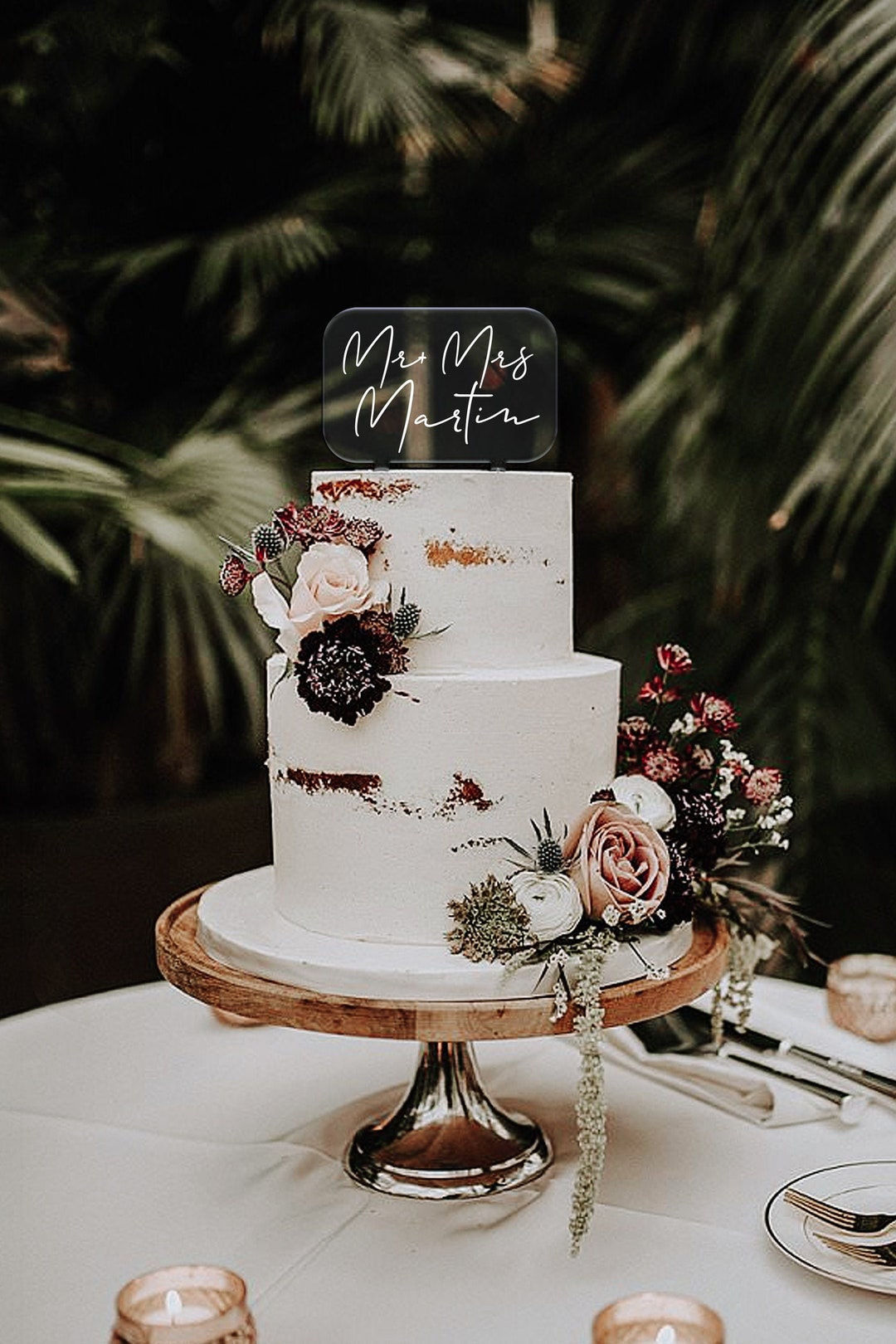 Decoración para tarta de boda para decoración de tarta - Etsy México