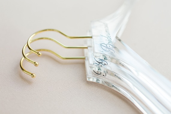 Wedding Hanger with Name or Titles for Bride /& Bridesmaids Bridal Hanger for Wedding Dress Mrs Hanger Floral Geometric Modern Wedding