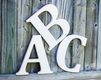 12 Inch Large Wooden Letter - Wooden Letter for Home Decor - Wood Letter, Painted (Item - LET100)