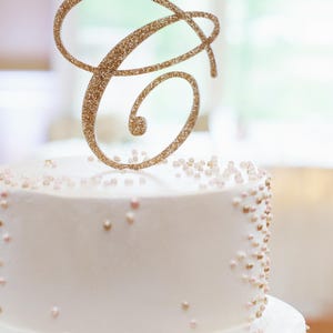 Cake Topper Letter Wedding Cake Topper Monogram Cake Topper Letter Wedding Cake Topper Cake Topper Cake Topper Wedding Letter CTL900 image 5