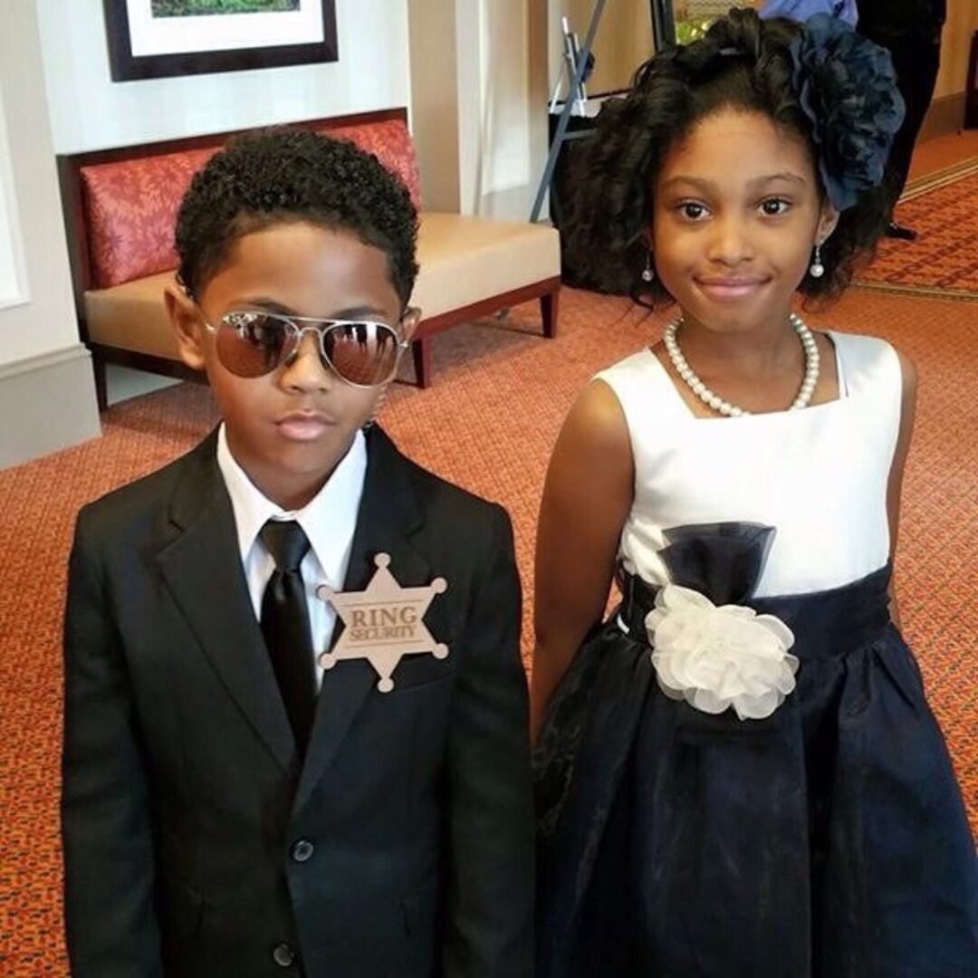 Ringer Bearer Gift Ring Security Badge Pin for Ring Bearer at Wedding ...