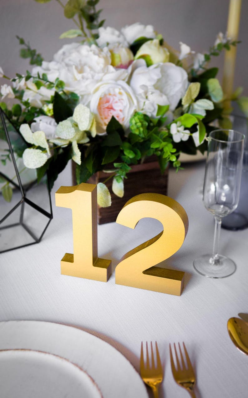 Wedding Table Numbers for Centerpieces Table Decorations Etsy