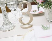 Wedding Table Numbers for Weddings and Events Wedding Decor for Wedding Table Numbers, Wedding Signs, SET OF 1-20 (Item - NUM120)