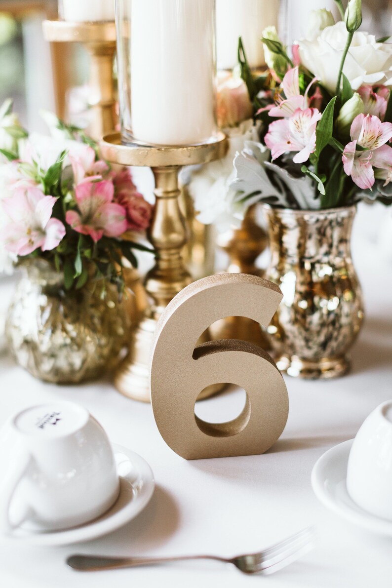 Table Numbers Wedding Table Numbers Centerpiece Table Decor Etsy