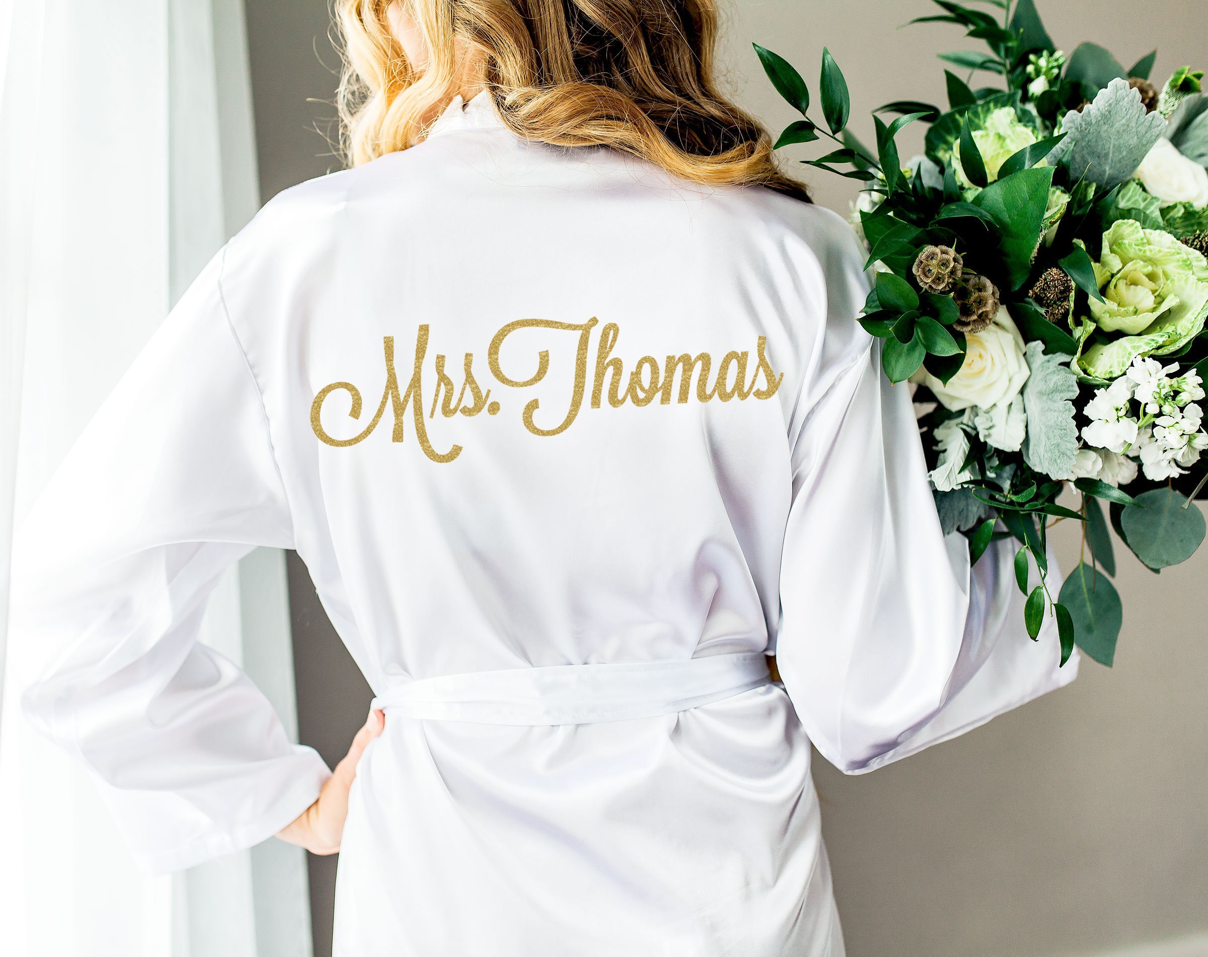 bride customized robe