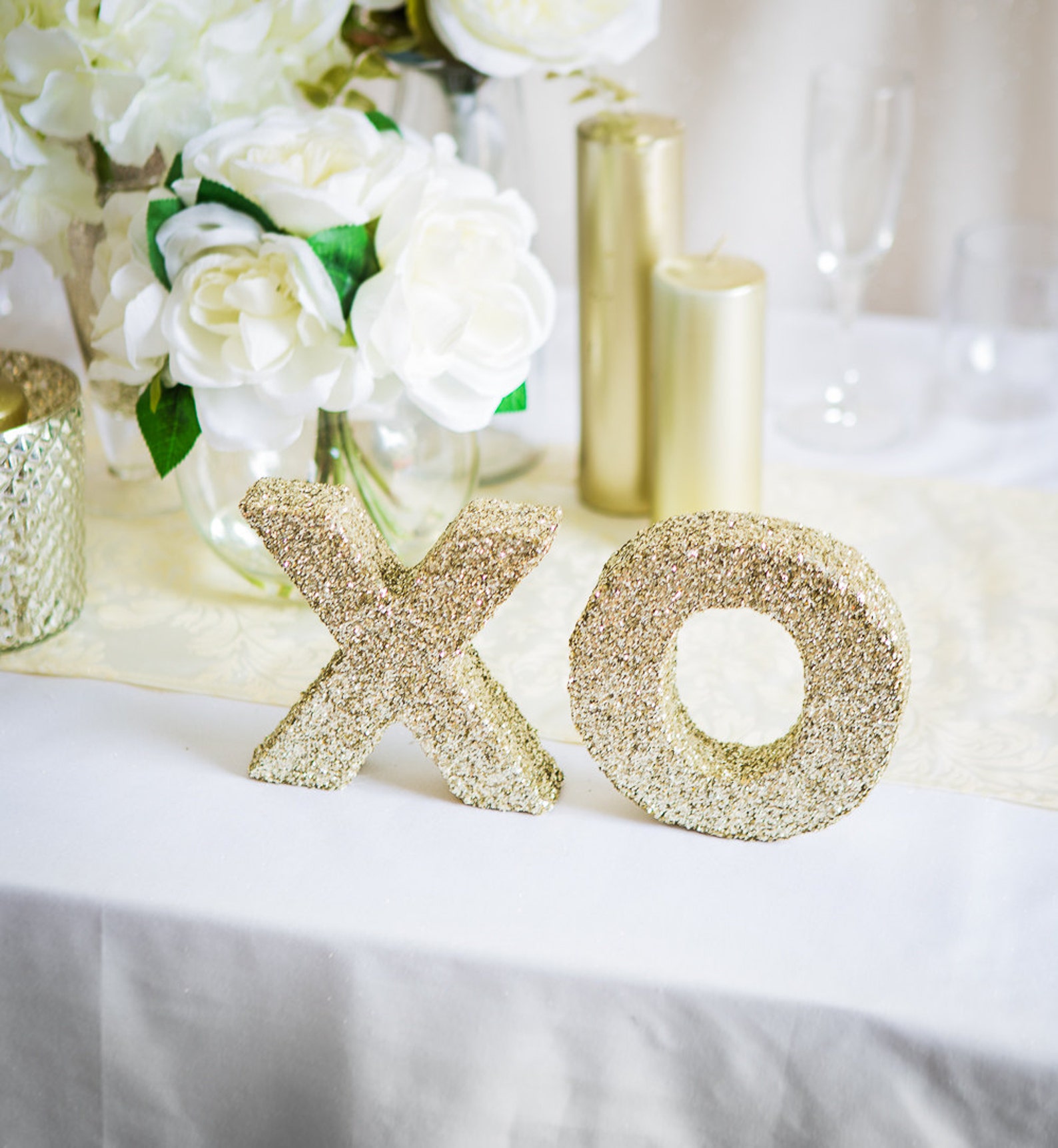XO Wedding Signs for Wedding Reception Table Decor Standing Etsy