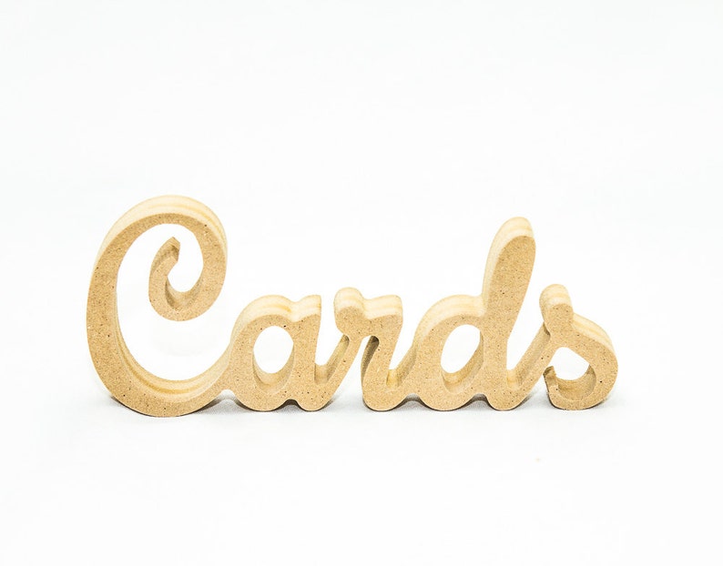 Cards Sign for Wedding Cards Table Freestanding Etsy
