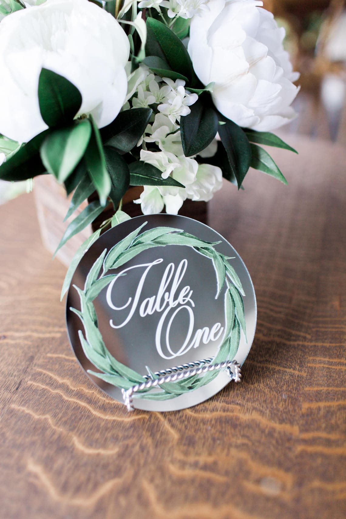 Mirror Table Numbers for Wedding Table Centerpiece Decor Etsy