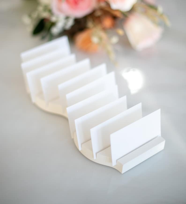 Placecard Holder for Wedding or Party, Stands for Place Cards Place Cards Display for Seating Cards Display Stands PWH223 image 2