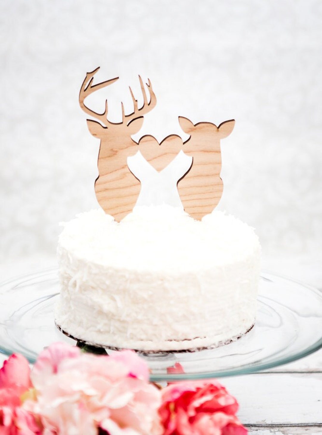 Adorno para tarta de estilo campestre, cabeza de ciervo para boda rústica,  adorno para tarta de caza de ciervos, adorno para tarta de astas para boda  ..., image size:1080x1457
