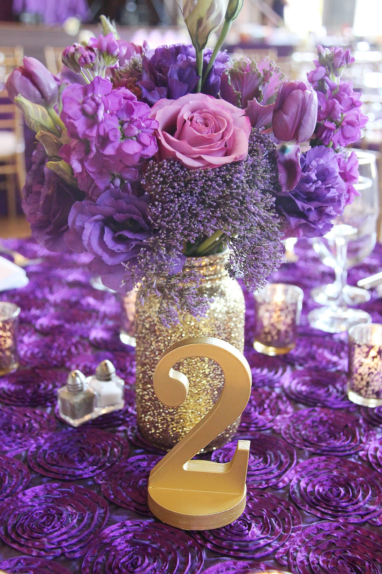 Table Numbers Gold Table Numbers Wedding Centerpiece Table Etsy