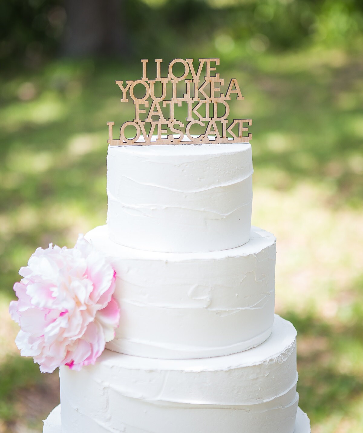 Cake Topper For Wedding Funny Cake Topper In Glitter Or Rustic Etsy
