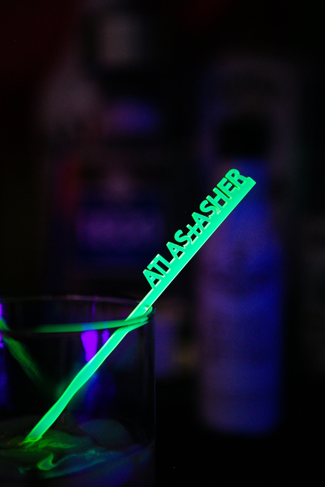 Neon Party Stir Sticks Bar Swizzle Stick Drink Stirrer Bachelorette 90s