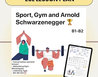 Deporte / B1-B2 / ESL / LECCIÓN PDF / Hoja de trabajo / Archivo PDF listo para usar / Ahorre tiempo, inspire a los estudiantes y mejore su enseñanza con ua.ready