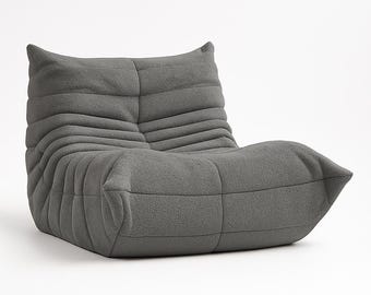 Togo Style Lounge Chair - Modern Accent Chair, Soft Minimalist Sofa , Living Room Furniture