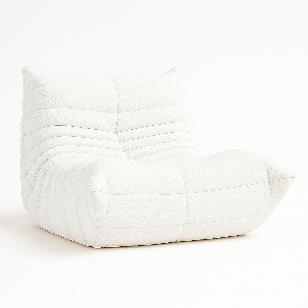 A closer look at Togo Chair Minimalist