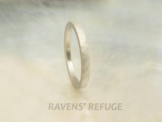 2mm platinum ring