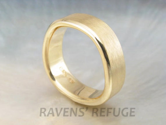 Mens wedding shop bands square shape