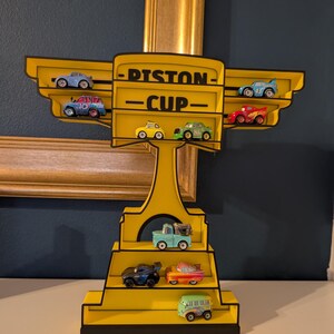 Estante de exhibición estilo trofeo para autos Mattel Mini Racers o autos de fundición del mismo tamaño imagen 5