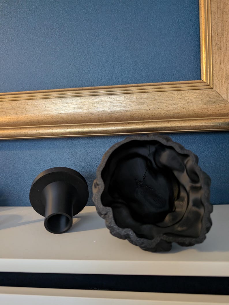David Head Planter - Bone Beige Greek Bust - Dark Academia Decor image 8