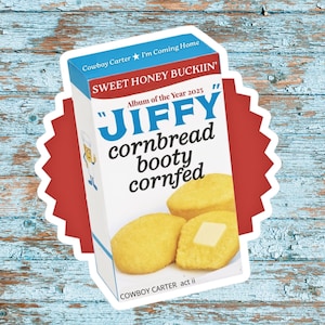 Stickers rigolos Beyonce Cowboy Carter Kiss-Cut, rétro cornbread booty jiffy, stickers pour ordinateur portable bouteille d'eau voiture, sticker vinyle cadeau