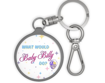Keychain, Righteous Gemstone Baby Billy Funny Key Ring, Key Holder, Gift for Him, Comedy TV Show Merch, Key Organizer, WWJD