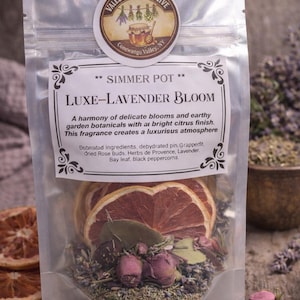 Luxe-Lavender Bloom Simmer Pot Kit | Natural Home Fragrance