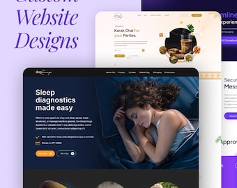 Custom Website Design, Professional UI/UX, Figma Template