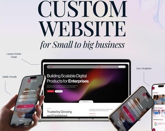 Custom Website UI UX Design in Figma | SaaS, Ecommerce & Landing Page Designer