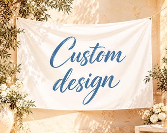 Personalized Bachelorette Birthday Party Banner, Custom Text Photo Tapestry Backdrop