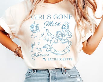 Girls Gone Mild Bachelorette Party Shirt: Girls Gone Mild Custom Bachelorette Shirt Spa Party PJS Weekend Girls Night