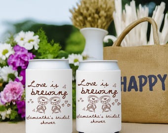 Personalisierte Liebe ist Brauen Dosenkühler: Kaffee Brautduschen