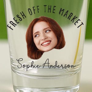 Schnapsgläser mit Bild, Benutzerdefinierte Geburtstags-Schnapsgläser, Lustige Schnapsgläser, Personalisiertes Gesicht Gastgeschenke, Schnapsglas mit Gesicht, Bild auf