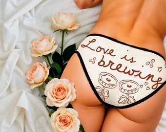 Liebe braut Bachelorette Höschen: Lustiges Brautparty-Geschenk