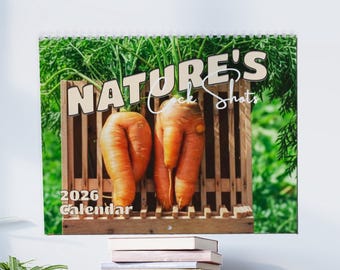 Nature's C*ck Shots 2026 Calendar - Great Gag Gift Secret Santa White Elephant