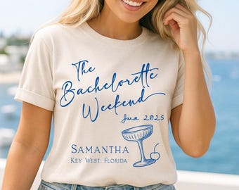 Coastal Bachelorette Comfort Colors Tee: Beachy Bride & Babes