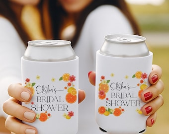 Citrus Bridal Shower Can Cooler: Main Squeeze Party Favor