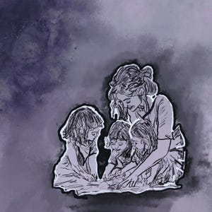 Eine Umarmung der Mutter - Bearbeitbares Muttertags-Kunstpaket | Girl Mom Skizze | Druckbare Wandkunst + Kartendesigns + Gedicht-Rahmen | Sofort Download