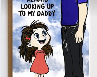 Kartka na Dzień Ojca od córki | Superbohaterski tata (wersja cyfrowa do pobrania)