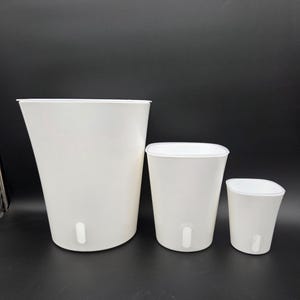 Self-Watering Planter System – Semi-Hydro & Chunky Soilless Ready | 4", 6"  9"