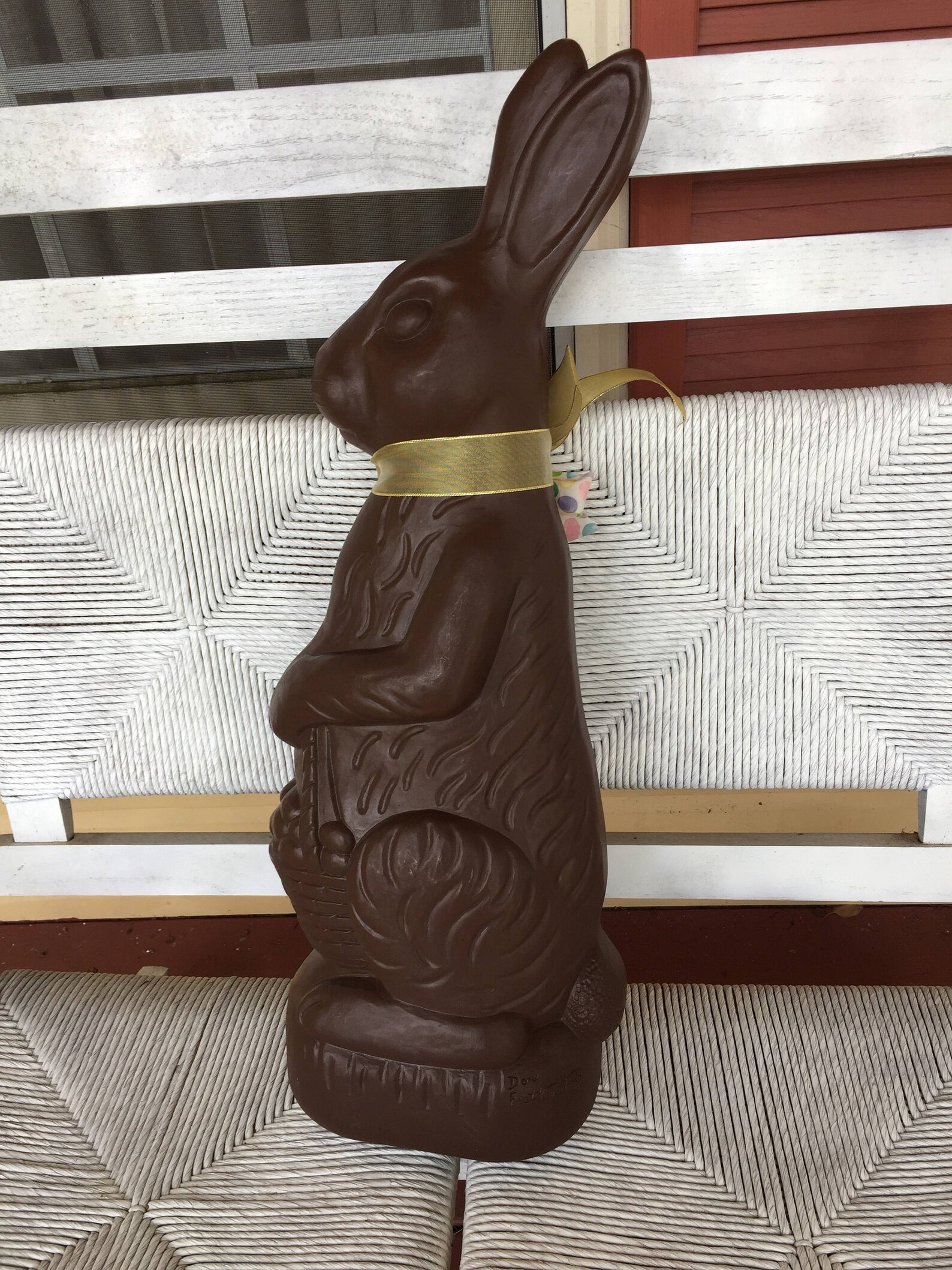 Don featherstone easter bunny blow mold 30 Etsy