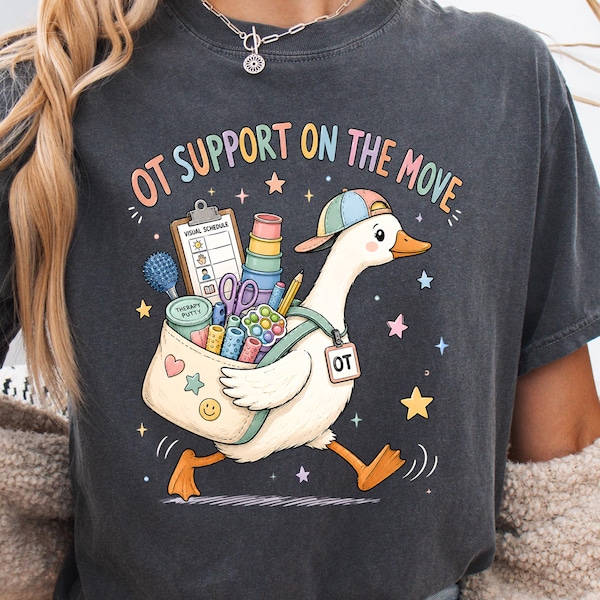 OT Shirt, Occupational Therapy Shirt, School OT Gift, Cute OT Tee, Pediatric Ot Shirt, Comfort Colors Ot, Ot Appreciation Gift