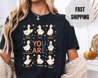 Silly Goose Comfort Colors Shirt: Teacher Affirmation Tee