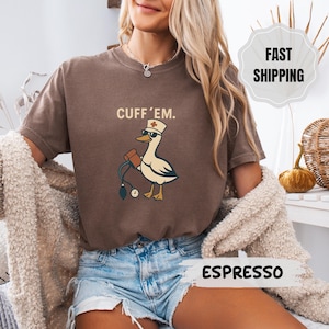 Comfort Colors Nurse Shirt Funny, Silly Goose Nurse Shirt, ER Nurse TShirt, RN Nurse Shirt Cuff Em Nurse Practitioner Tee Nurse Appreciation